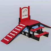 Outdoor Dog wellness park training Facility PE board