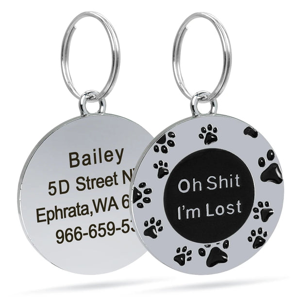 Personalized Dog Cat ID Tag Collar