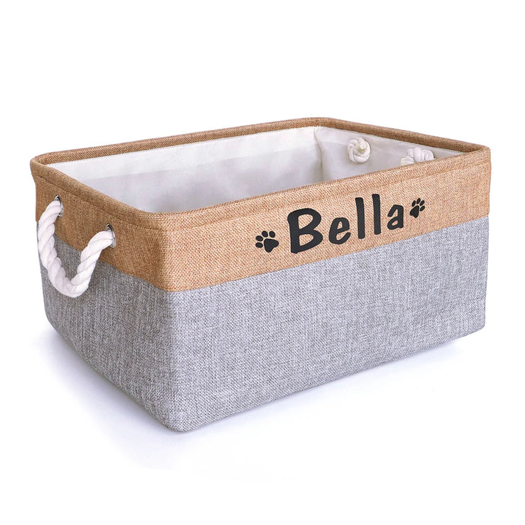 Personalized Dog Toy Basket Free