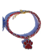 Luxury Crystal Cat luxury Collar Paw Pendant Party