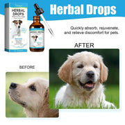 60ml Herbal Pet wellness Cough Drop Relieve Discomfort Throat